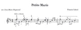 【楽譜】カブレル：可愛いマリー[レーモン編]