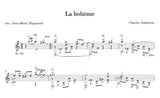 【楽譜】アズナヴール：ラ・ボエーム[レーモン編]