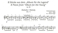 【楽譜】ギターのためのシューマン名曲集30選[ヘーゲル編]