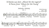 【楽譜】ギターのためのシューマン名曲集30選[ヘーゲル編]