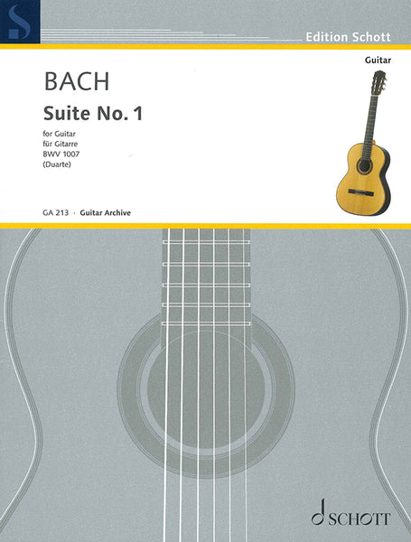 【楽譜】バッハ：無伴奏チェロ組曲No.1BWV1007［デュアート編曲］