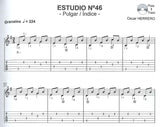 【楽譜】オスカル・エレーロ：フラメンコギターのための12の練習曲〜上級編（タブ譜・CD付き）