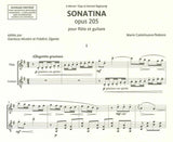 【楽譜】C=テデスコ：ソナチネOp.205（G&Fl）［ジガンテ校訂］