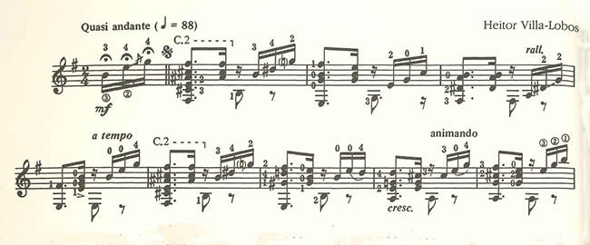 楽譜】ヴィラ=ロボス：ギター独奏曲集［ノード編］ – 現代ギター