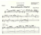 【楽譜】ウォームス：カンタオーラス〜フラメンコギター二重奏のためのロサ・サンルケーニャ（アレグリアス）