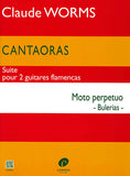 【楽譜】ウォームス：カンタオーラス〜フラメンコギター二重奏のためのモト・ペルペトゥオ（ブレリアス）