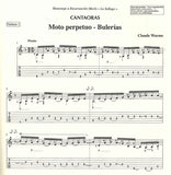 【楽譜】ウォームス：カンタオーラス〜フラメンコギター二重奏のためのモト・ペルペトゥオ（ブレリアス）