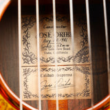 ホセ・オリベ Jose Oribe 1986年 カリダッド・スプレマ (杉・中南米ローズウッド 658mm) アメリカ 【中古】 クラシックギター