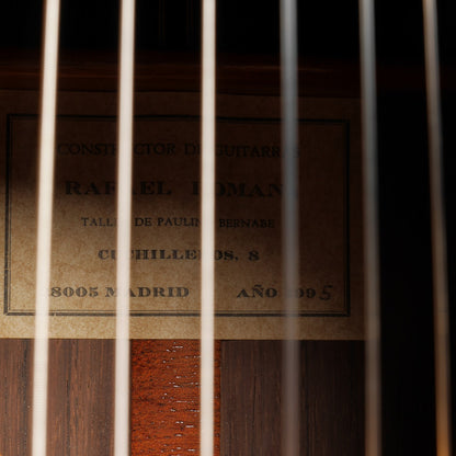 ラファエル・ロマン Rafael Roman 1995年 (松・ローズウッド 655mm) スペイン 【中古】 クラシックギター