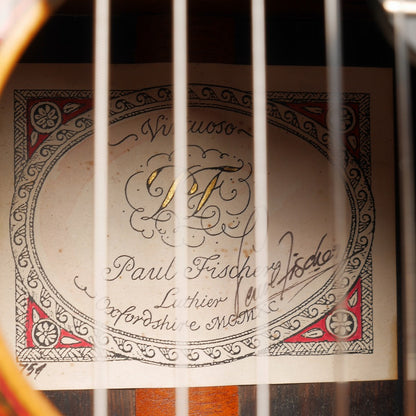 ポール・フィッシャー Paul Fischer 1990年 Virtuoso (松・中南米ローズウッド 650mm) イギリス 【中古】 クラシックギター