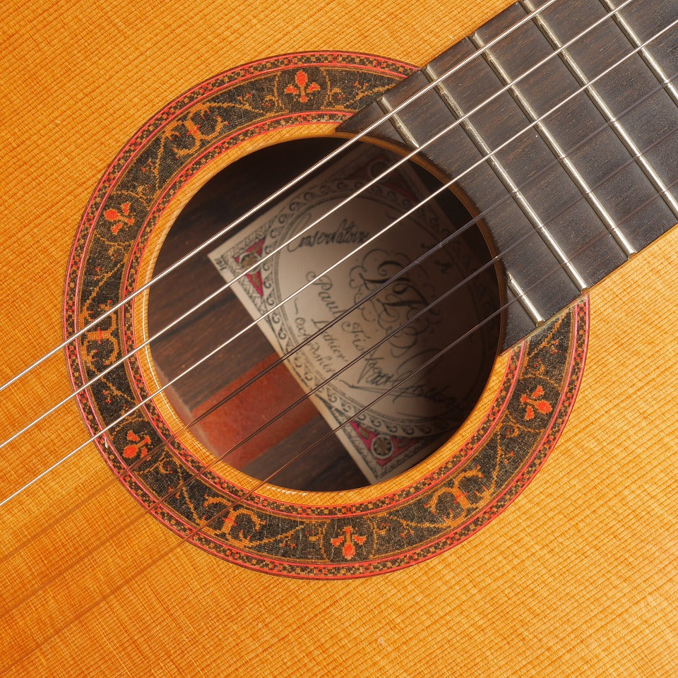 ポール・フィッシャー Paul Fischer 2000年 Conservatoire (松・中南米ローズウッド 650mm) イギリス 【中古】 クラシックギター