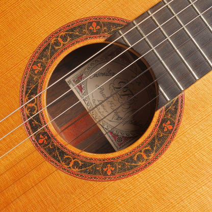 ポール・フィッシャー Paul Fischer 2000年 Conservatoire (松・中南米ローズウッド 650mm) イギリス 【中古】 クラシックギター