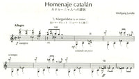 【楽譜】カタルーニャ人への讃歌〜W.レントレ作品集1