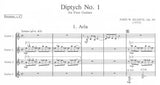 【楽譜】デュアート：ディプティク第1番Op.80（4G）アリアとトッカータ。タイトルは二枚折絵または二部作の意味