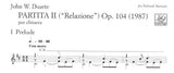 【楽譜】デュアート：パルティータ第2番Op.104［マリオッティ運指］