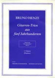 【楽譜】B.ヘンツェ：ギター演奏法Vol.14〜三重奏曲集（3G）