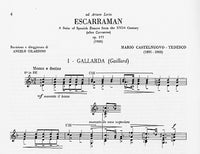 【楽譜】C=テデスコ：組曲「エスカラマン」Op.177［ジラルディーノ運指］