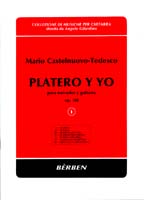 【楽譜】C=テデスコ：プラテーロと私Op.190第1巻