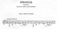 【楽譜】M=トローバ：シマンカス（スペインの城第2集より）