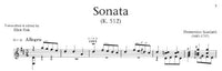 【楽譜】スカルラッティ：ソナタ集Vol.1［フィスク編曲］（K.512，376，377，32，274，62）