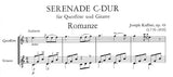 【楽譜】キュフナー：2つのセレナードOp.20＆Op.49（Fl&G）［ヘンケ編］