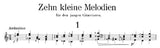 【楽譜】フリスネク：若人のための10の旋律的な小品Op.21