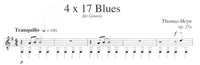 【楽譜】ハイン：4 X 17 ブルース