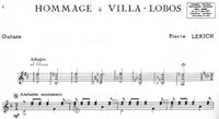 【楽譜】ルリッシュ：ヴィラ=ロボス讃歌