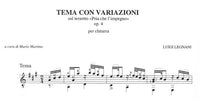 【楽譜】レニャーニ：変奏曲Op.4［マルティーノ校訂］