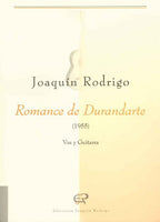 【楽譜】ロドリーゴ：ドゥランダルテのロマンス（歌とギター）歌詞は西語