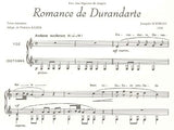 【楽譜】ロドリーゴ：ドゥランダルテのロマンス（歌とギター）歌詞は西語