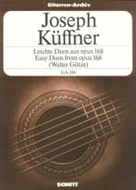 【楽譜】キュフナー：やさしい二重奏曲Op.168より7曲（2G）［ゲッツェ校訂］