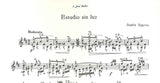 【楽譜】セゴビア：光なき練習曲［ホセ・ルビオに献呈］