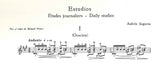 【楽譜】セゴビア：毎日の練習曲集