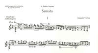 【楽譜】トゥリーナ：ソナタ・ニ短調Op.61［セゴビア運指］