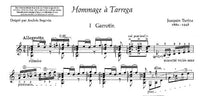 【楽譜】トゥリーナ：タレガ讃歌（ガロティンとソレアレス）Op.69［セゴビア運指］