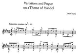 【楽譜】ハリス：ヘンデルの主題による変奏曲とフーガ