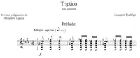 【楽譜】ロドリーゴ：トリプティーコ［ラゴヤ運指］前奏曲，ノクターン，スケルツィーノ