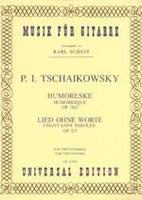 【楽譜】チャイコフスキー：ユーモレスクOp.10-2，無言歌Op.2-3（2G）［シャイト編曲］