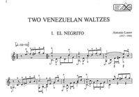 【楽譜】ラウロ：2つのベネズエラ・ワルツ［デュアート校訂］