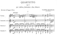 【楽譜】グラニャーニ：四重奏曲Op.82（2G&Vn&Cl）［キエザ校訂］