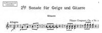 【楽譜】グラニャーニ：ソナタ第2番Op.8-2（G&Vn）［アルベルト校訂］