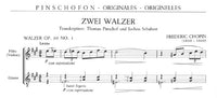 【楽譜】ショパン：2つのワルツOp.69-1&2（G&旋律楽器）［ピンショフ編曲］
