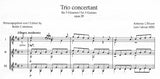 【楽譜】ロイエ：協奏風三重奏曲Op.29（3G）［カラムサ編］スコア＆パート譜