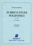 【楽譜】ペラルド・ベルト：対位的な50の短い練習曲op.49 Vol.3（No.21-30）［ポデラ運指］