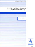 【楽譜】バティスタ・ネト：8つのラテンアメリカの音楽