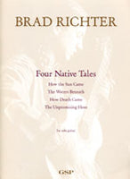 【楽譜】リヒター：4つのアメリカ先住民の物語（太陽はどのように昇るか，下にある水，死はどのように来るか，期待できない英雄）