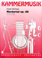 【楽譜】F. ミヒャエル：ノクターンOp.68（G&Fl）1994年作