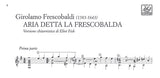 【楽譜】フレスコバルディ：ラ・フレスコバルダ（アリアと変奏）［フィスク編曲］