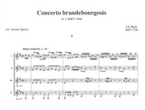 【楽譜】バッハ：ブランデンブルク協奏曲第3番BWV1048（4G）［スパークス編曲］